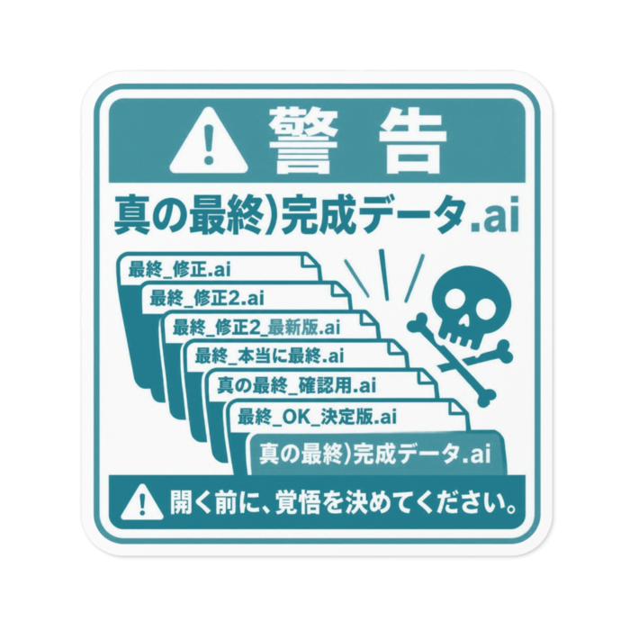 ステッカー - W100 × H100mm 以内　カオス4