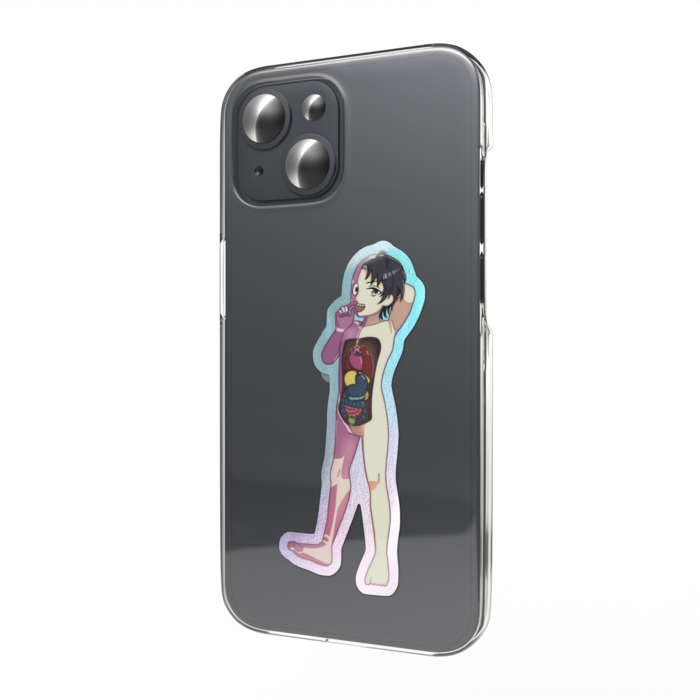 オーロラスマホステッカー　理科室の動く人体模型