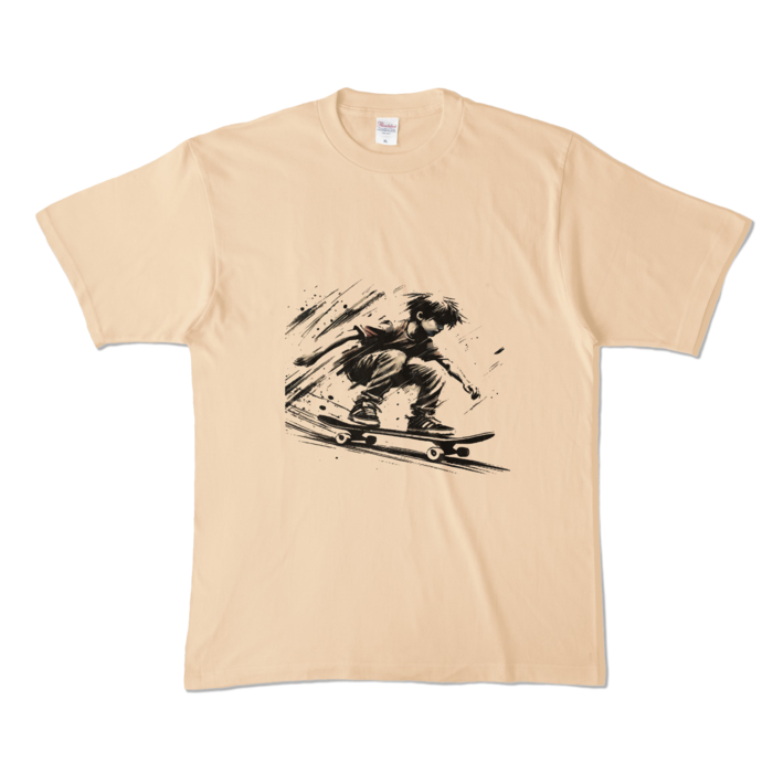 カラーTシャツ - XL - ナチュラル (淡色)