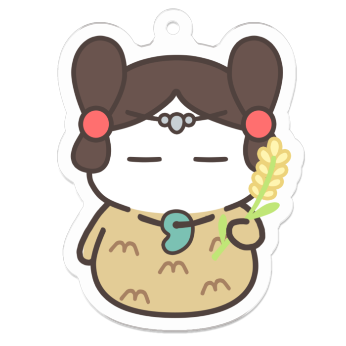 アクリルキーホルダー - 50 x 50 (mm)