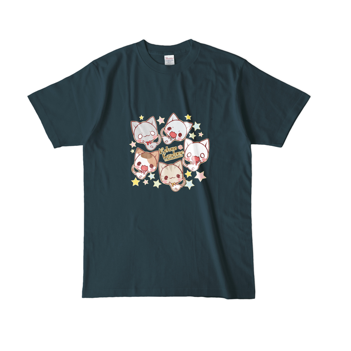 カラーTシャツ(濃色) - L - デニム