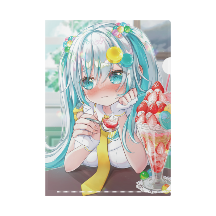 クリアファイル - A4-照れ