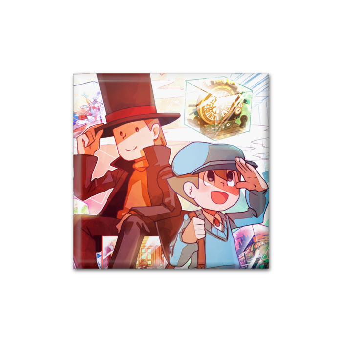 缶バッジ - 四角形40mm