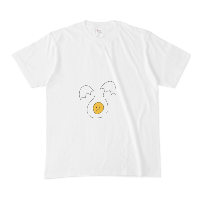 すねたたまごくんTシャツ　M
