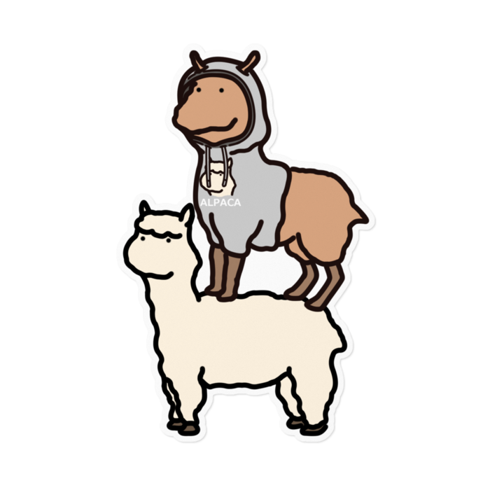 ステッカー - 160 x 160 (mm)