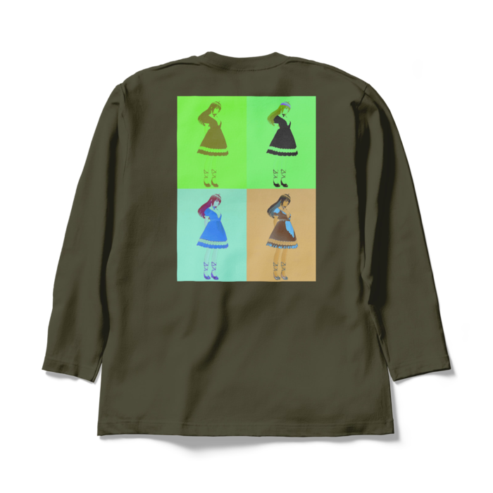 ロングスリーブTシャツ - XL - アーミーグリーン