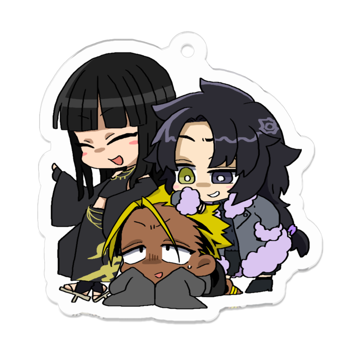 アクリルキーホルダー - 50 x 50 (mm)