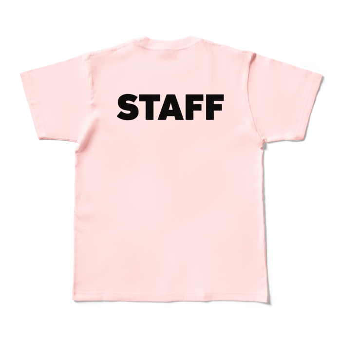 STAFF Tシャツ- M - ライトピンク (淡色)