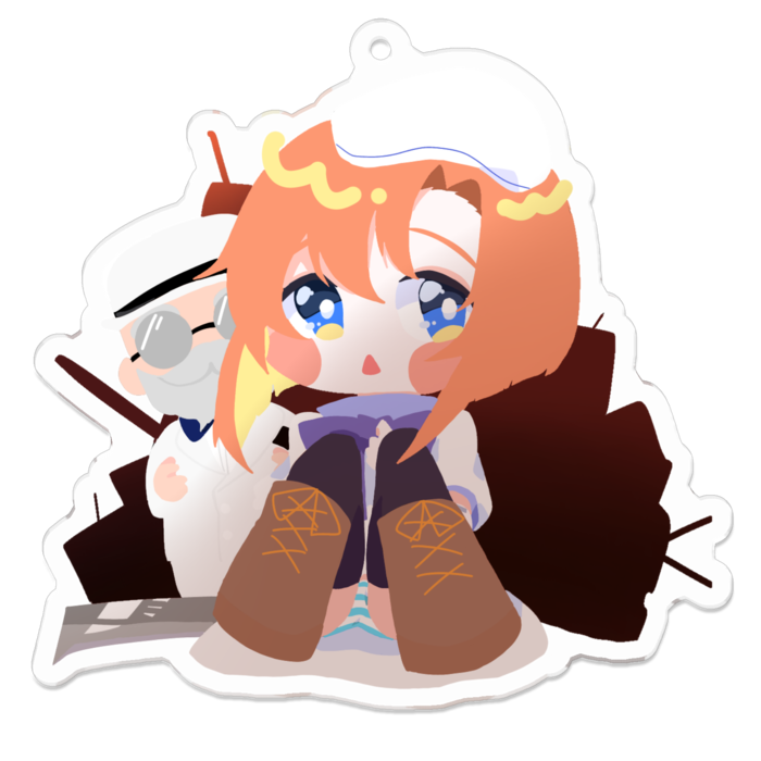 竜宮レナアクリルキーホルダー 定食屋 Booth