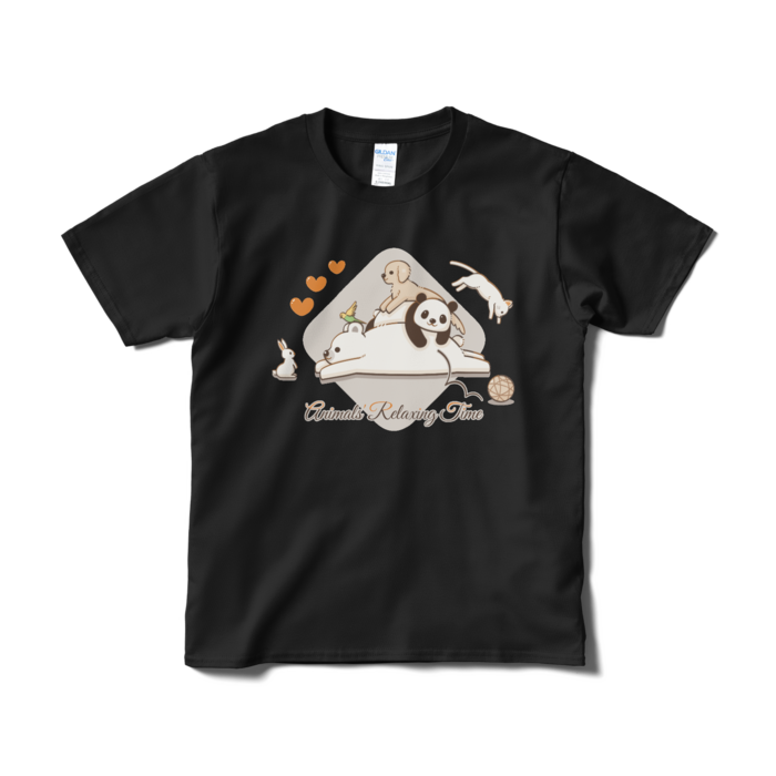 Tシャツ短納期　黒色　S