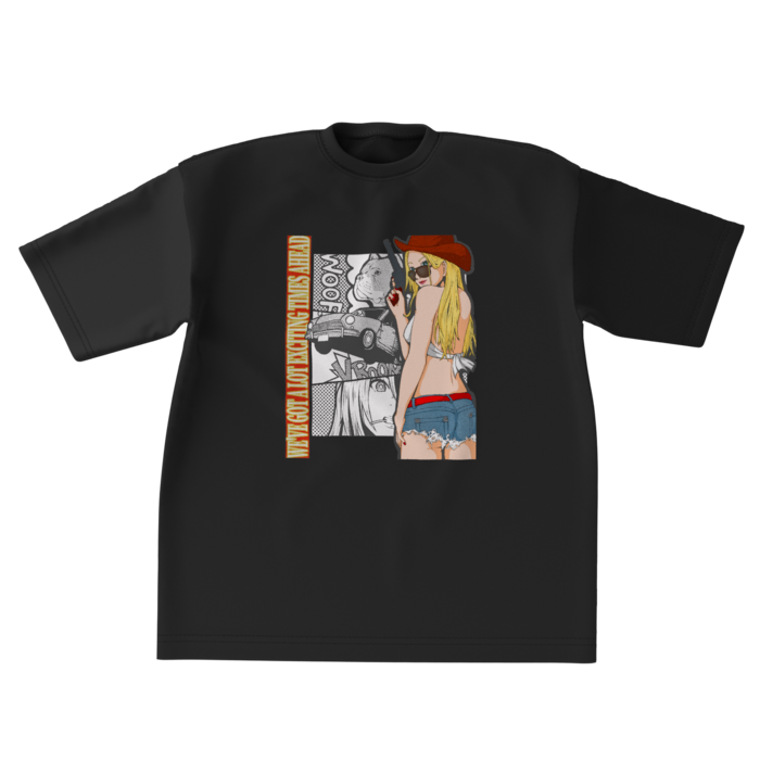 ビッグシルエットTシャツ - XL - 正面