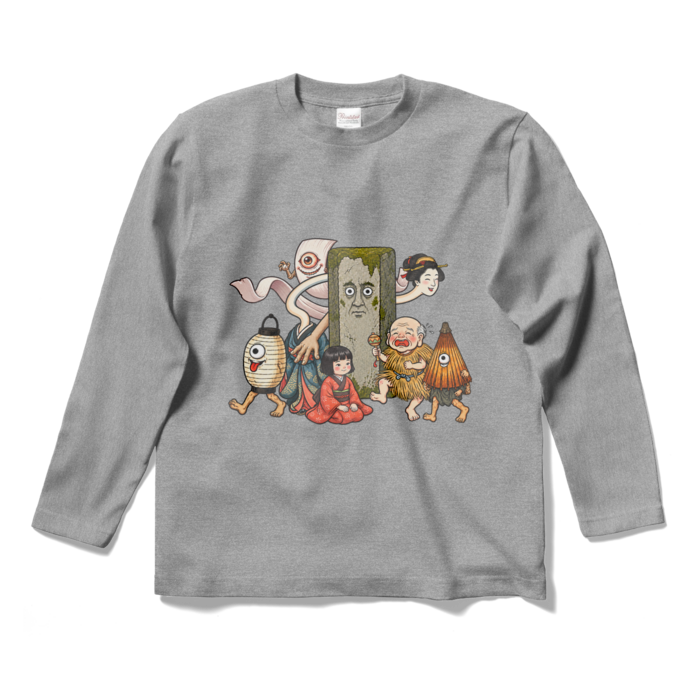 ロングスリーブTシャツ - S - 杢グレー