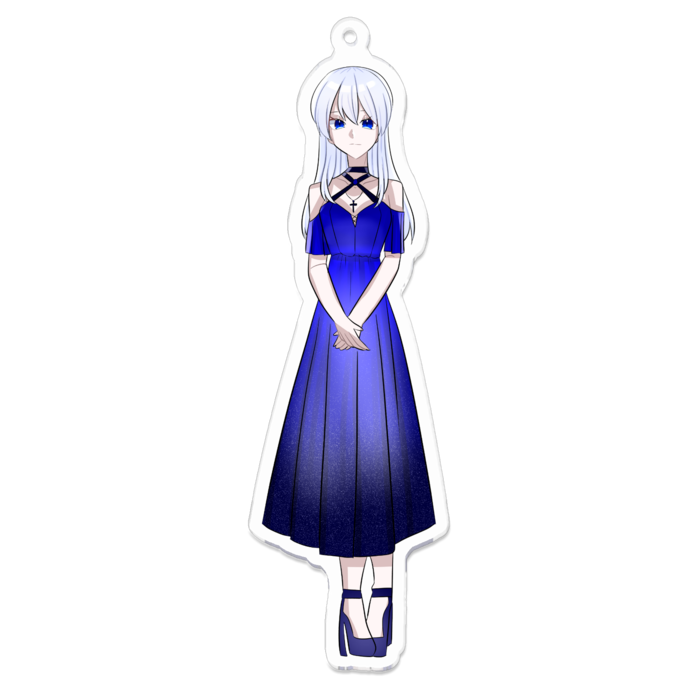 アクリルキーホルダー（コーティング） - 100 x 100 (mm)