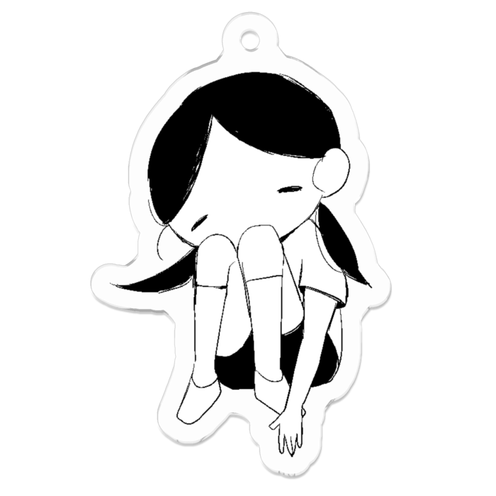 アクリルキーホルダー - 50 x 50 (mm)