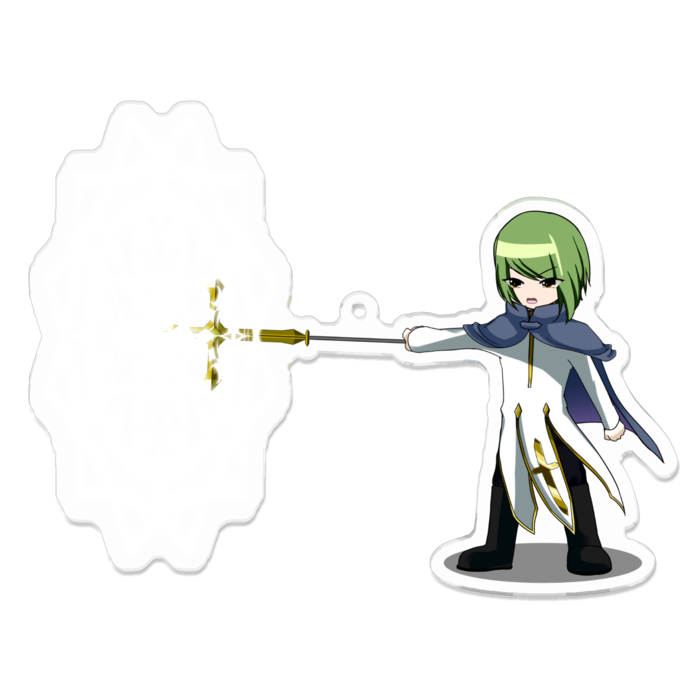 アクリルキーホルダー - 100 x 100 (mm)