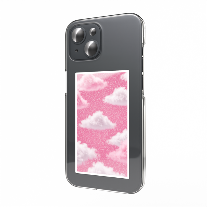 スマホステッカー(ピンクの雲)