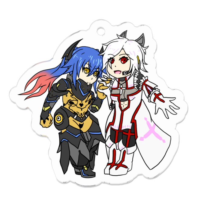 アクリルキーホルダー - 50 x 50 (mm)