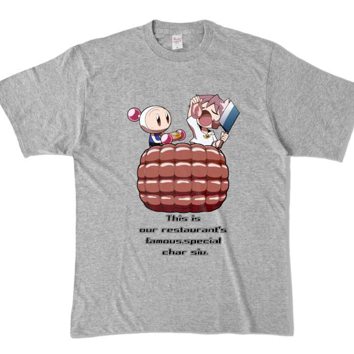 カラーTシャツ - XL - 杢グレー (濃色)