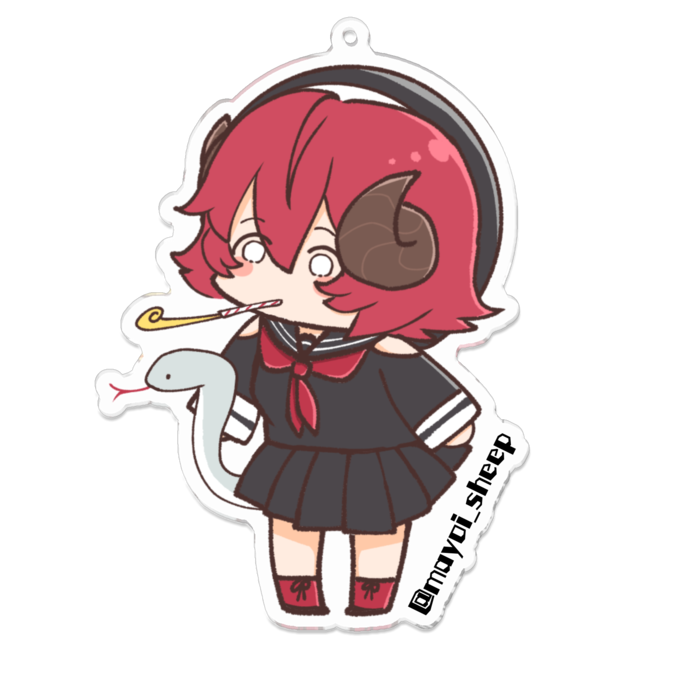 アクリルキーホルダー - 100 x 100 (mm)