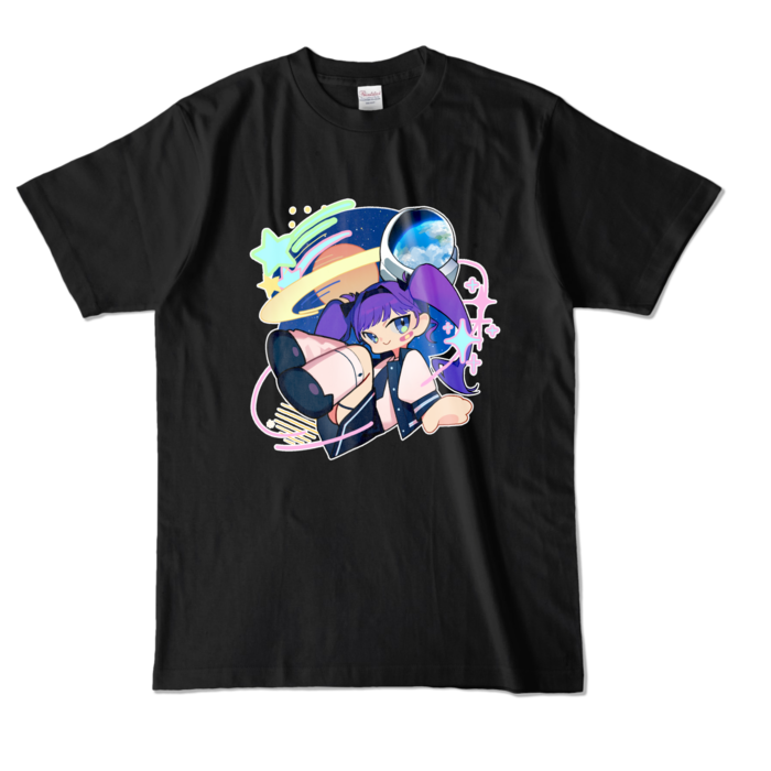 カラーTシャツ - L - ブラック (濃色)