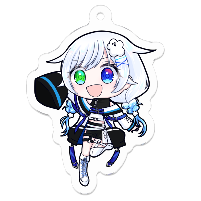 アクリルキーホルダー - 50 x 50 (mm)