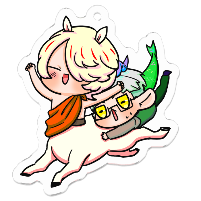 アクリルキーホルダー - 50 x 50 (mm)