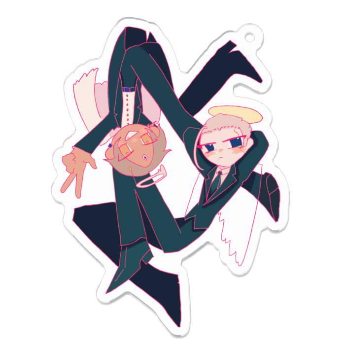 アクリルキーホルダー - 70 x 70 (mm)