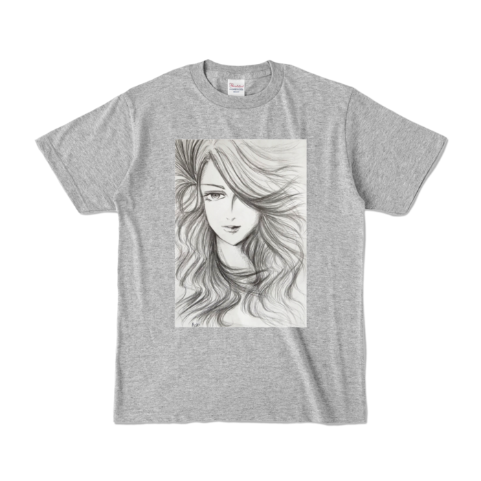 カラーTシャツ - S - 杢グレー (濃色)