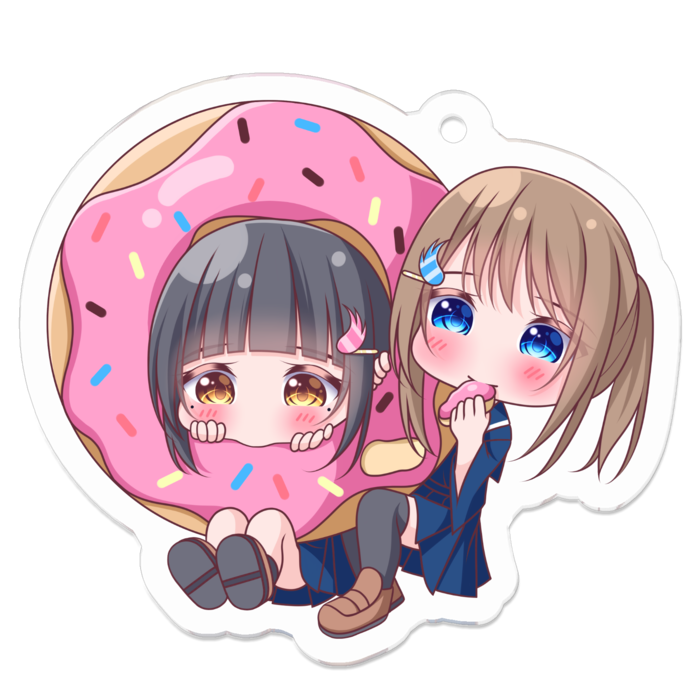 アクリルキーホルダー - 50 x 50 (mm)