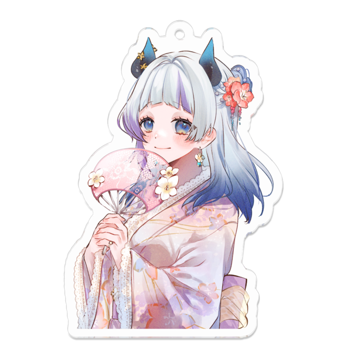 アクリルキーホルダー(コーティング) - 70 x 70 (mm)