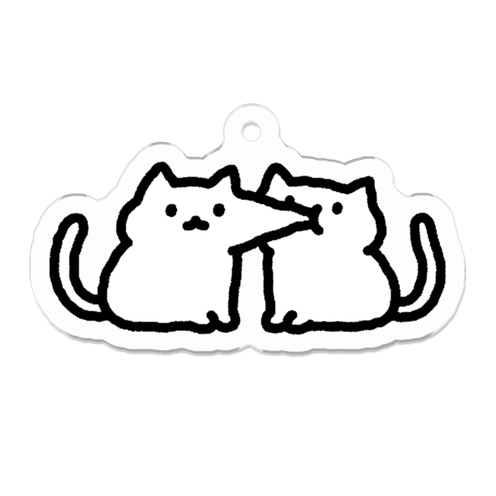 アクリルキーホルダー - 50 x 50 (mm)