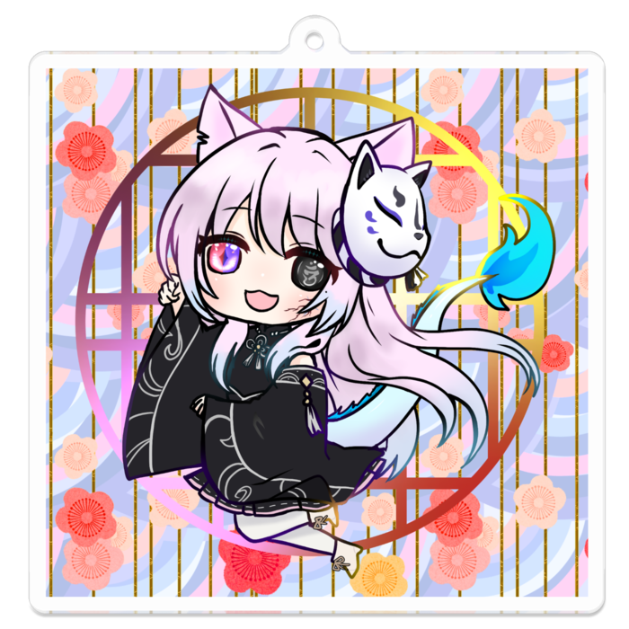 アクリルキーホルダー - 70 x 70 (mm)