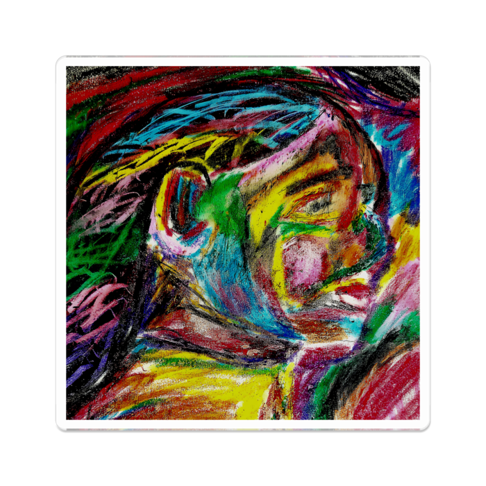アクリルバッジ - 70 x 70 (mm)