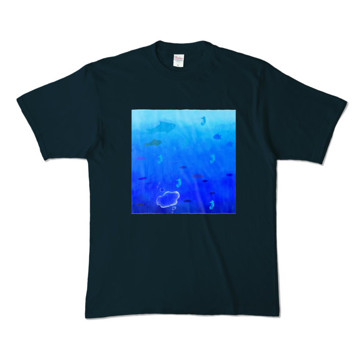 カラーTシャツ - XL - ネイビー (濃色)