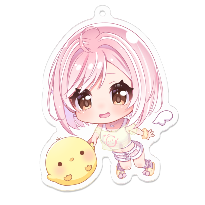 アクリルキーホルダー - 70 x 70 (mm)