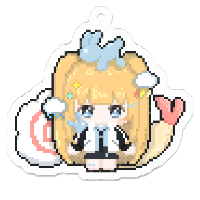 アクリルキーホルダー - 50 x 50 (mm)
