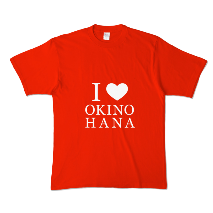 カラーTシャツ - XL - レッド (濃色)(2)