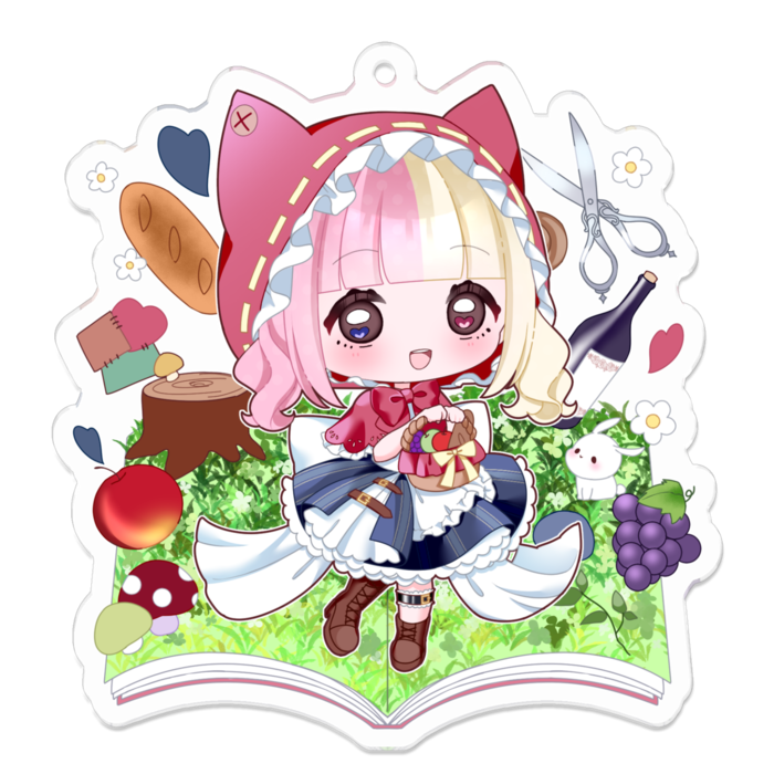 アクリルキーホルダー - 70 x 70 (mm) M