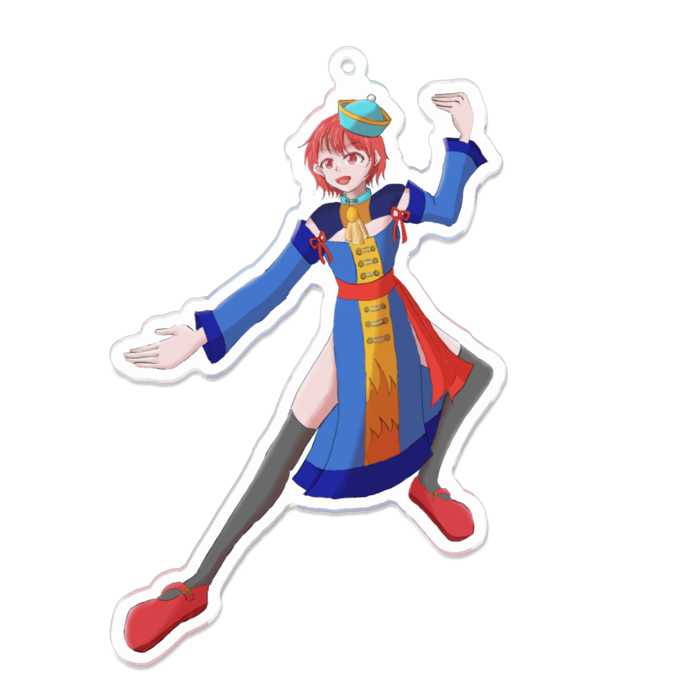 アクリルキーホルダー - 100 x 100 (mm)