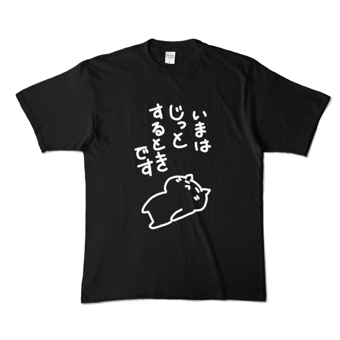 カラーTシャツ - XL - ブラック (濃色)