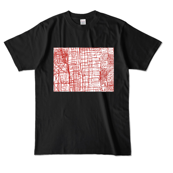 カラーTシャツ - L - ブラック (濃色)