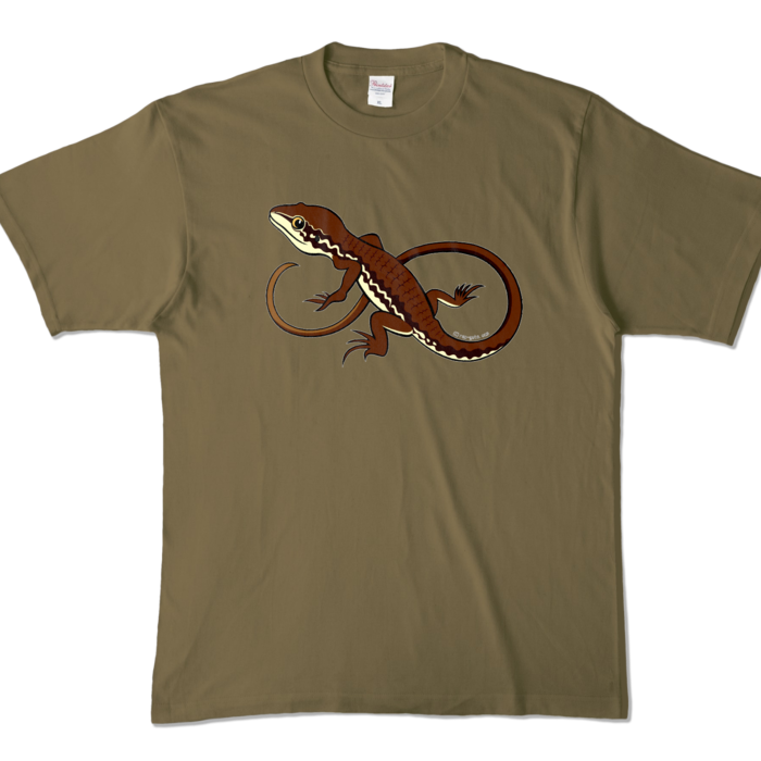 カラーTシャツ - XL - オリーブ (濃色)