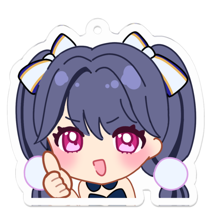 アクリルキーホルダー - 50 x 50 (mm)