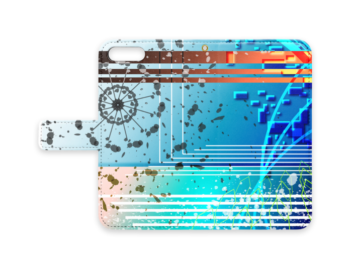 手帳型iPhoneケース - iPhone7 Plus - ストラップ穴 あり