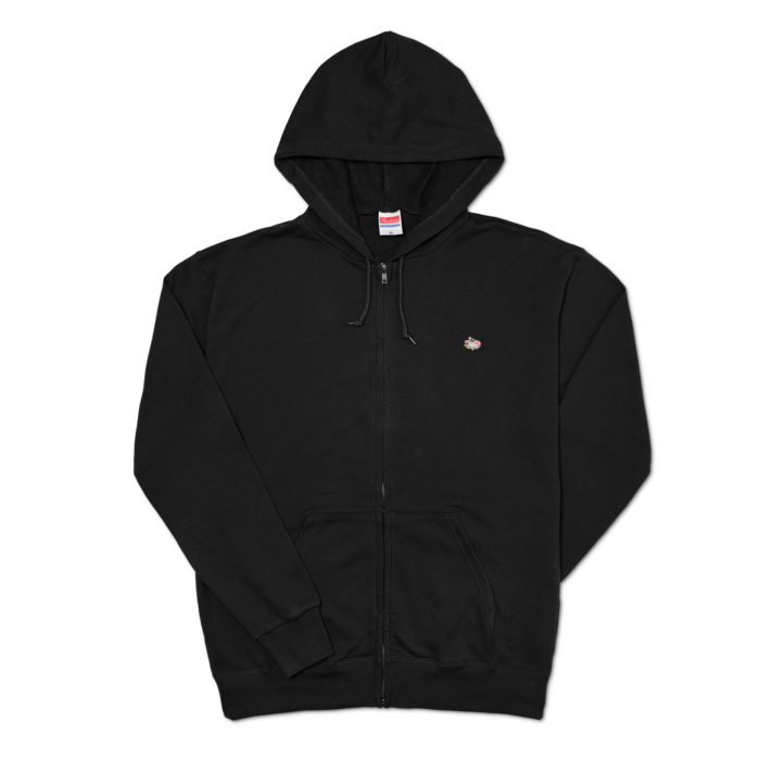 ジップパーカー - XL - ブラック