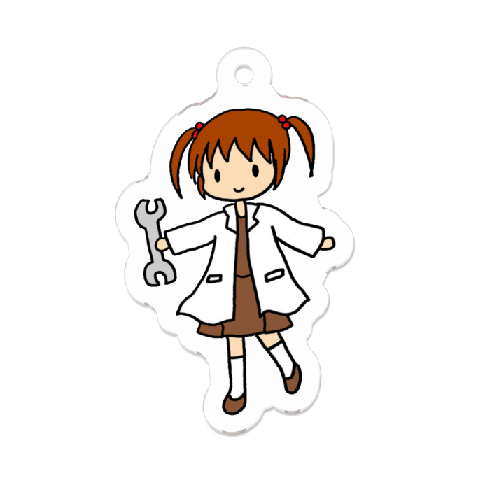 アクリルキーホルダー - 50 x 50 (mm)