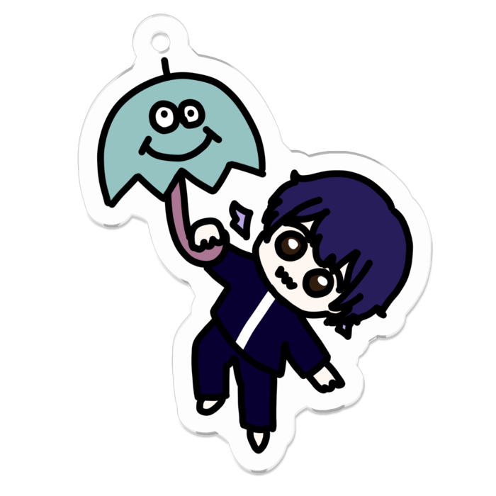 アクリルキーホルダー - 50 x 50 (mm)