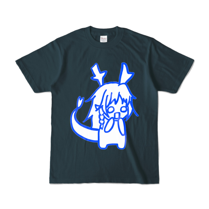 カラーTシャツ - S - デニム (濃色)
