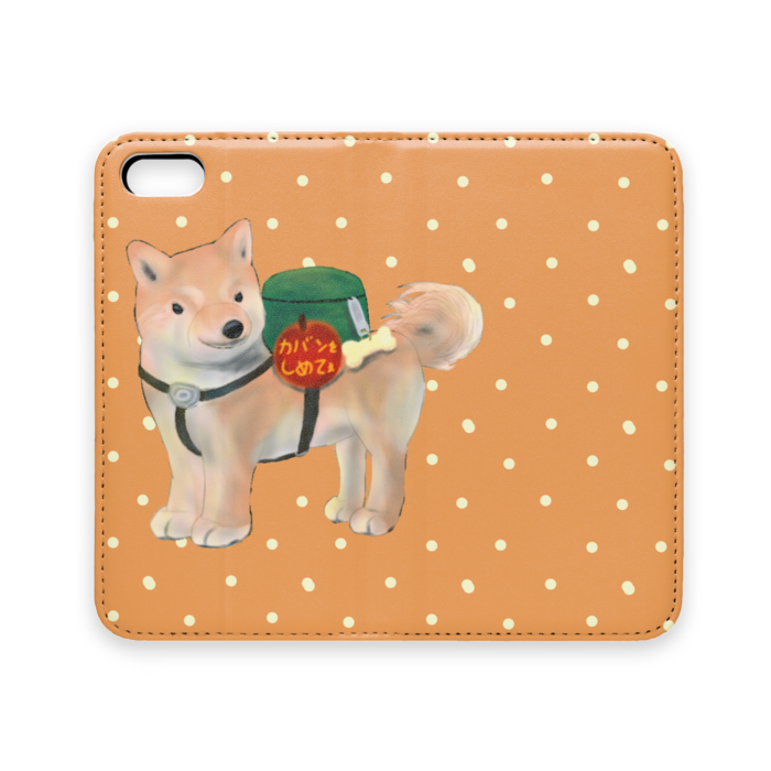 手帳型iPhoneケース(ベルトなし) - iPhone 5 / 5s / SE - ストラップ穴 なし