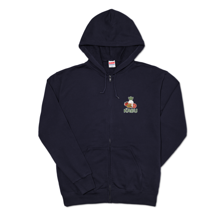 ジップパーカー - XL - ネイビー